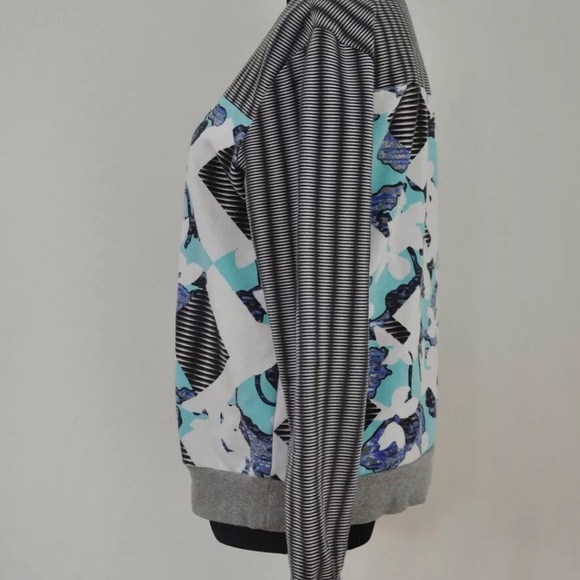Peter Pilotto printed Sweatshirt Gray Blue Small - Picture 4 of 8